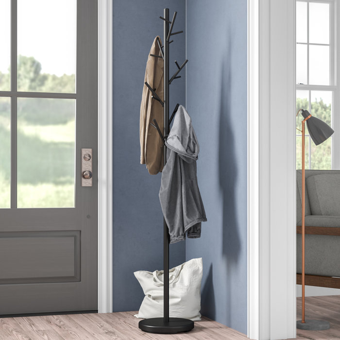 Mercury Row Freestanding Black Coat Rack & Reviews Wayfair